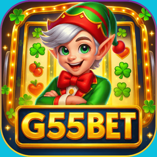 Imagem promocional da G55BET mostrando a plataforma e suas vantagens